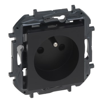 Legrand - Keret nélküli fali dugalj 250V/16A NILOE STEP fekete