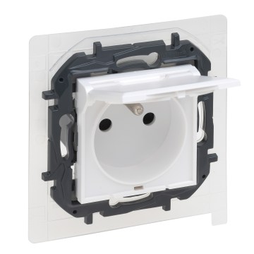 Legrand - Keret nélküli kültéri dugalj 250V/16A NILOE STEP IP44 fehér