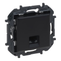 Legrand - keret nélküli RJ45 Ethernet aljzat NILOE STEP fekete
