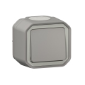 Legrand - Lépcsőházi kapcsoló 6-os PLEXO IP55 szürke