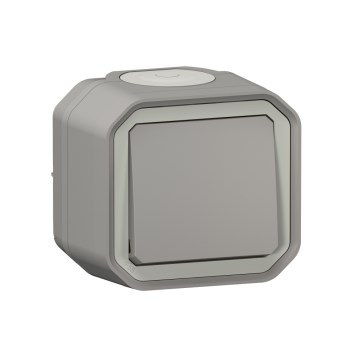 Legrand - Lépcsőházi kapcsoló 6-os PLEXO IP55 szürke