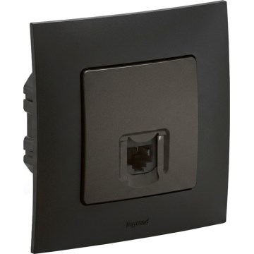 Legrand – NILOE keretes RJ45 Ethernet aljzat, fekete