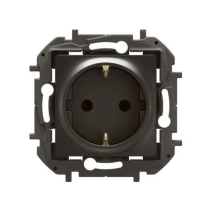 Legrand - NILOE SCHUKO háztartási aljzat 250V/16A, fekete