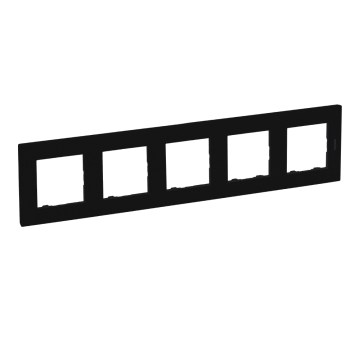 Legrand - NILOE STEP 5-modulos keret fekete