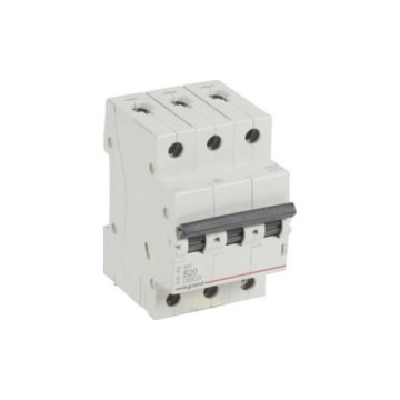 Legrand - RX3 háromfázisú kismegszakító 3P B 20A 6000A