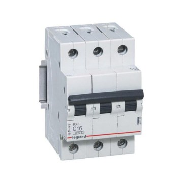 Legrand - RX3 hárompólusú kismegszakító 3P C 16 A, 6000 A
