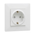 Legrand - SCHUKO fali aljzat NILOE STEP kerettel 250V fehér