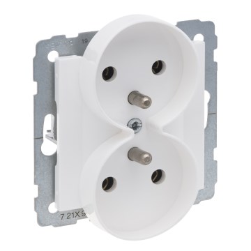 Legrand - SUNO dupla fali dugalj keret nélkül 250V/16A, fehér