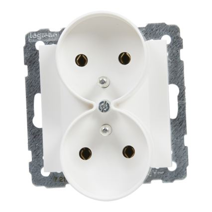 Legrand - SUNO dupla fali dugalj keret nélkül 250V/16A, fehér