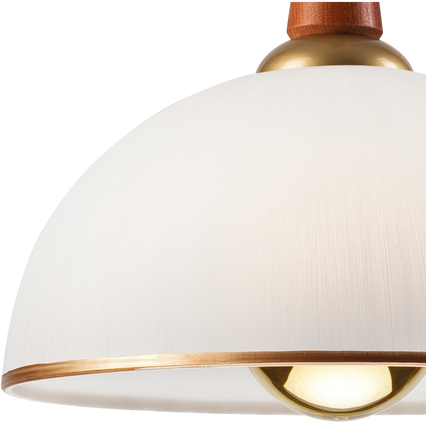 Lehúzható lámpa CHIARA 1xE27/60W/230V sötétbarna/cseresznye