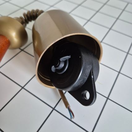 Lehúzható lámpa CHIARA 1xE27/60W/230V sötétbarna/cseresznye