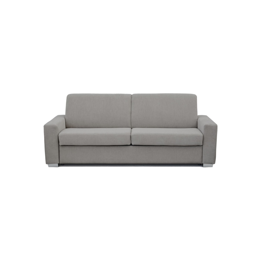 LEKA kihúzható, háromszemélyes kanapé mindennapi alváshoz, szürke