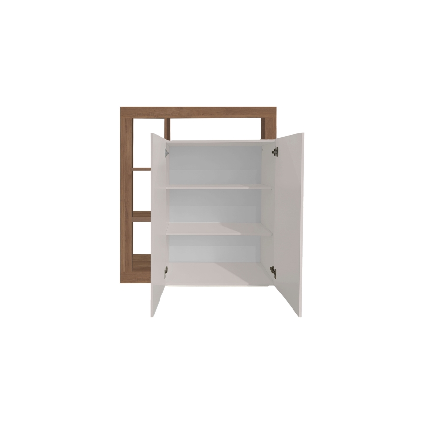 LENOR komód kasmír/tölgy