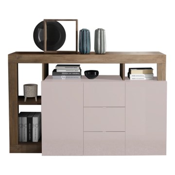 LENOR komód kasmír/tölgy