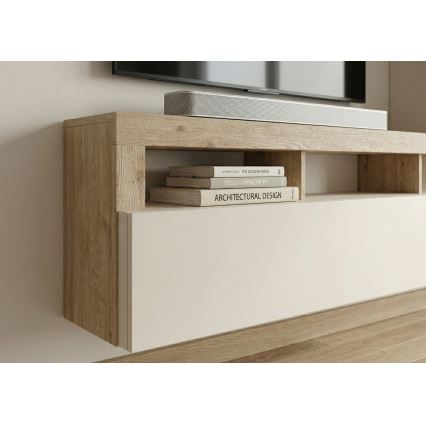 LENOR nappali szekrénysor kasmír/barna