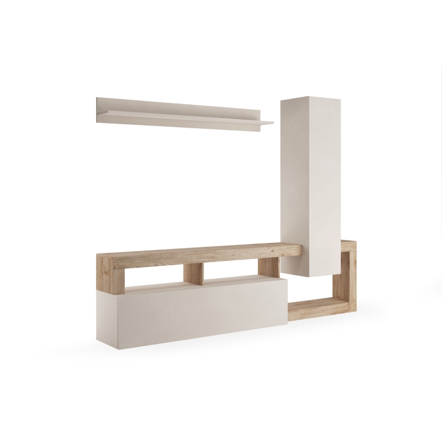 LENOR nappali szekrénysor kasmír/barna