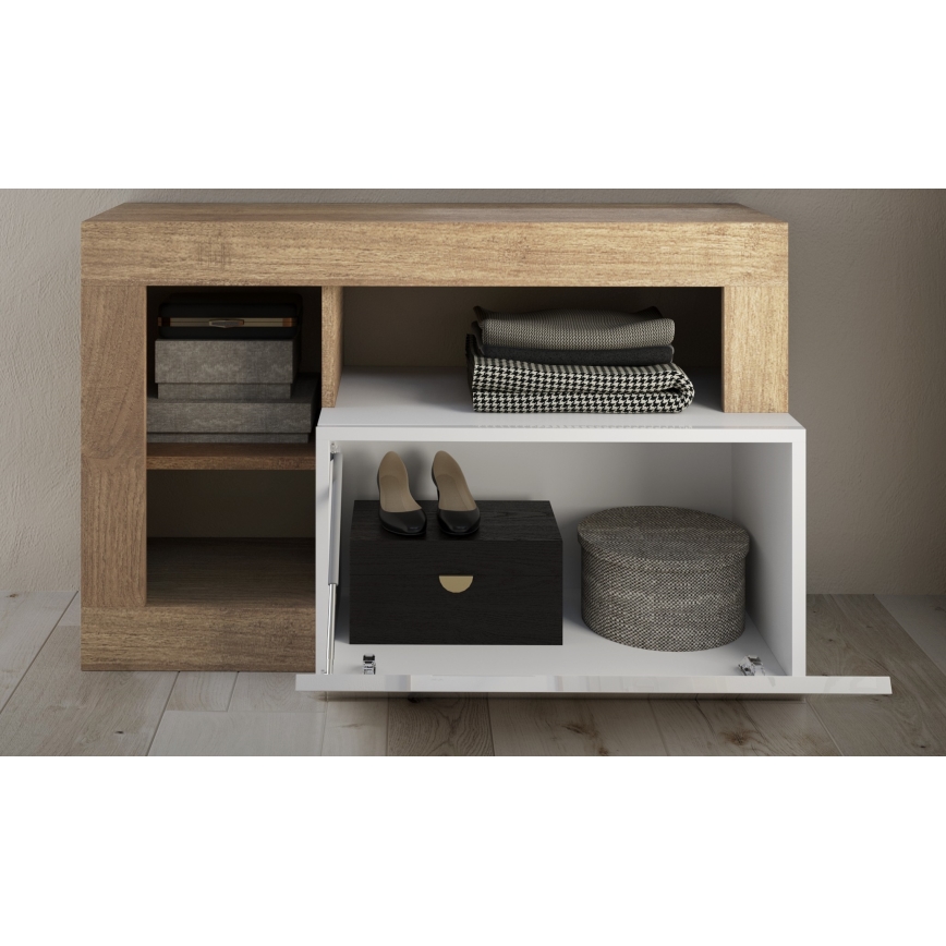 LENOR pad 91x209 cm fehér/barna