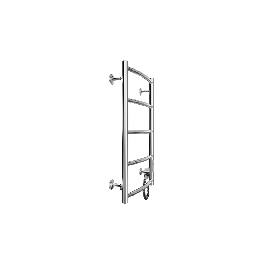 Létras fűtött törölközőtartó CLASSIC 60W/230V 66x43 cm rozsdamentes/fényezett króm jobb