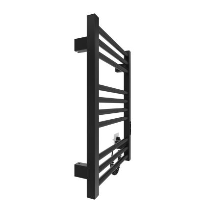 Létras fűtött törölközőtartó HF DERBY 100W/230V 57x43 cm fekete
