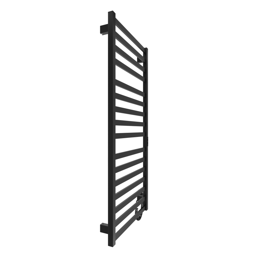 Létras fűtött törölközőtartó HF OXFORD 255W/230V 117x53 cm fekete