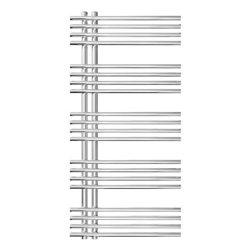 Létras fűtött törölközőtartó INOX 368W/230V 109x53 cm rozsdamentes/fényezett króm