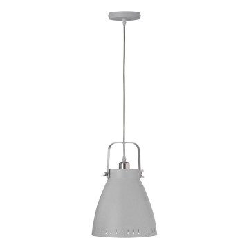 Leuchten Direkt 11059-15 - Csillár zsinóron EVA 1xE27/60W/230V átm. 21,5 cm szürke