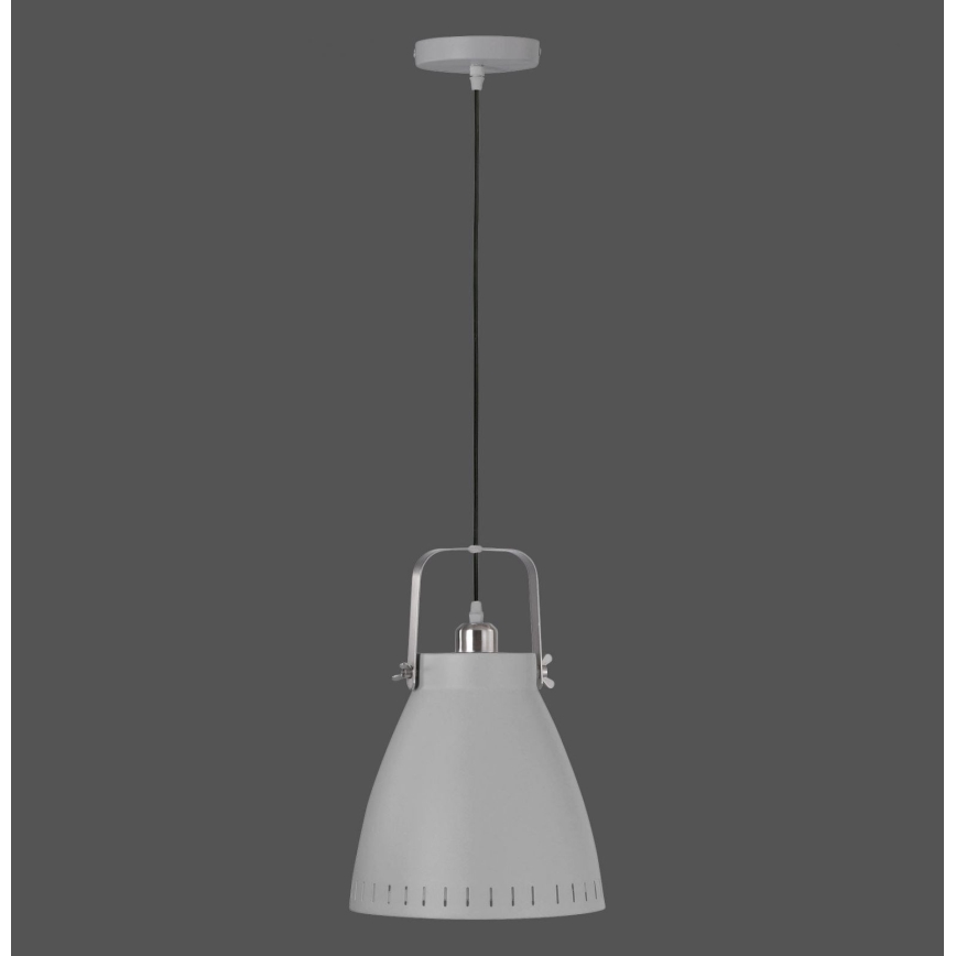 Leuchten Direkt 11059-15 - Csillár zsinóron EVA 1xE27/60W/230V átm. 21,5 cm szürke