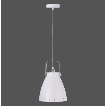 Leuchten Direkt 11059-16 - Csillár zsinóron EVA 1xE27/60W/230V átm. 21,5 cm fehér