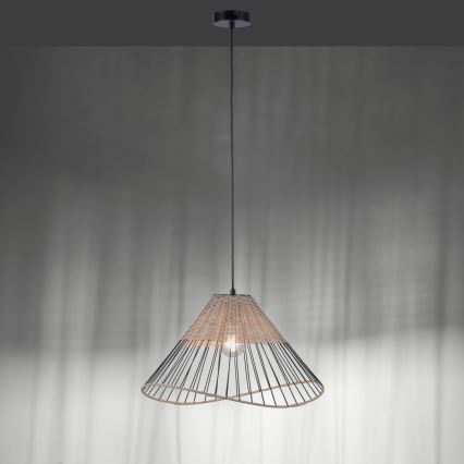 Leuchten Direkt 11153-79 - Csillár zsinóron REED 1xE27/60W/230V