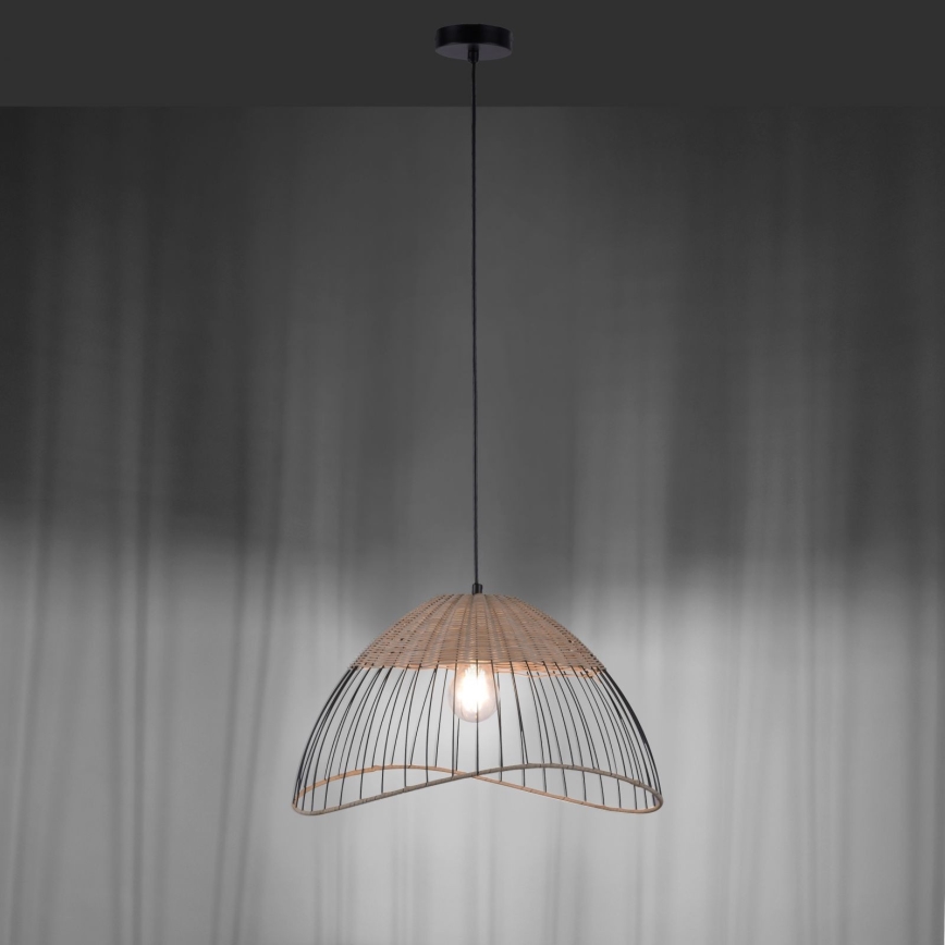 Leuchten Direkt 11154-79 - Csillár zsinóron REED 1xE27/60W/230V