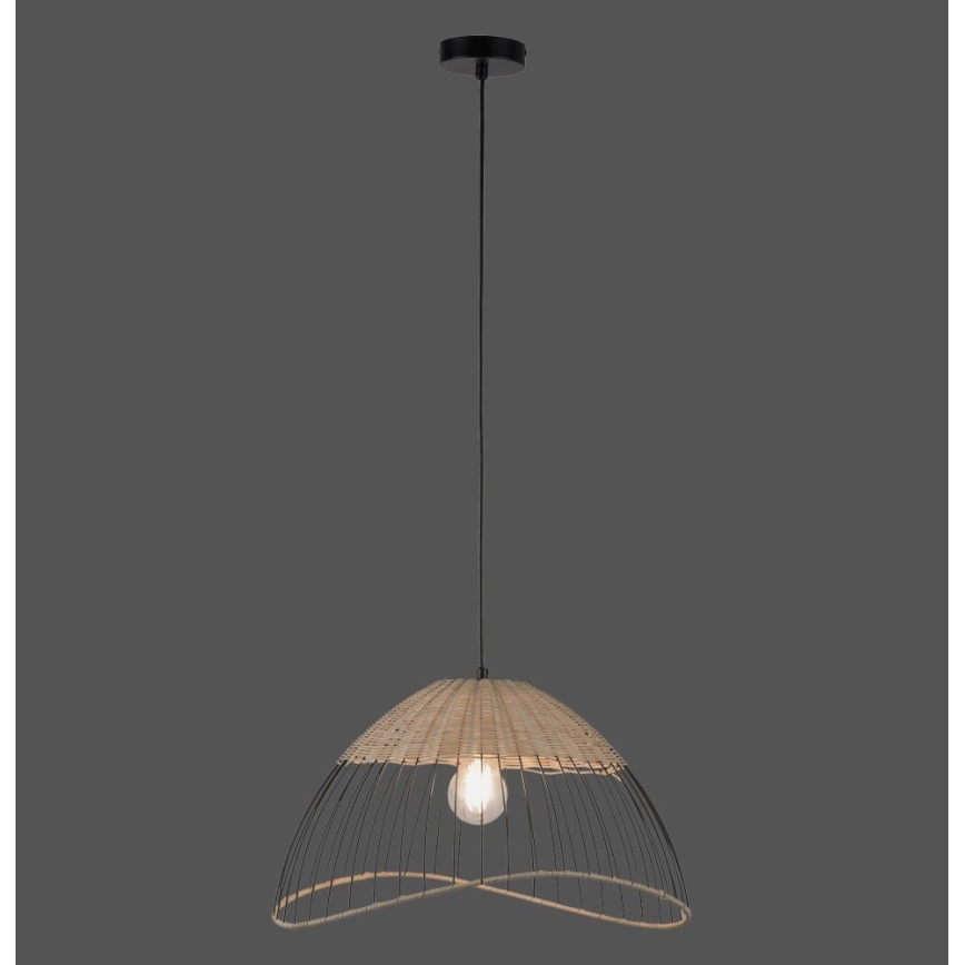 Leuchten Direkt 11154-79 - Csillár zsinóron REED 1xE27/60W/230V