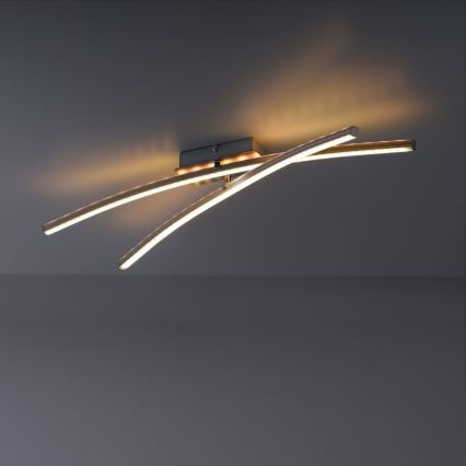 Leuchten Direkt 11255-55 - LED RGB Dimmelhető felületre szerelhető csillár ALINA 2xLED/8,1W/230V 2700-5000K + távirányító