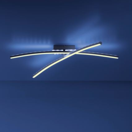 Leuchten Direkt 11255-55 - LED RGB Dimmelhető felületre szerelhető csillár ALINA 2xLED/8,1W/230V 2700-5000K + távirányító