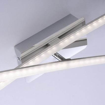 Leuchten Direkt 11272-55 - LED Felületre szerelhető csillár SIMON 2xLED/8W/230V matt króm
