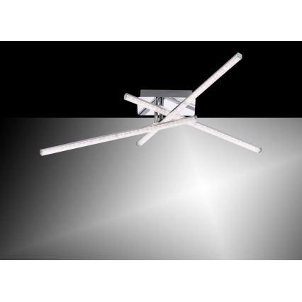 Leuchten Direkt 11293-17 - LED Felületre szerelhető csillár SIMON 3xLED/5W/230V fényes króm