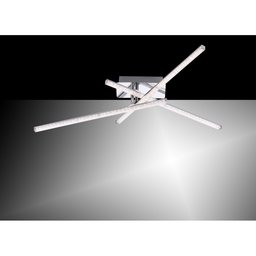 Leuchten Direkt 11293-17 - LED Felületre szerelhető csillár SIMON 3xLED/5W/230V fényes króm