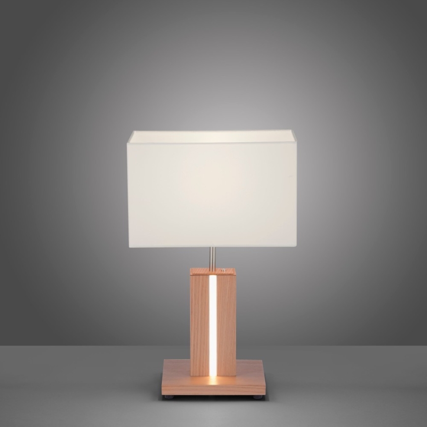 Leuchten Direkt 11421-78 - LED dimmelhető asztali lámpa AMANDA 1xE27/40W/230V + LED/5W