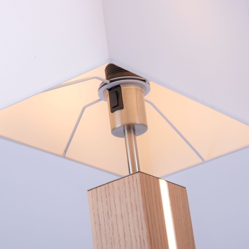 Leuchten Direkt 11421-78 - LED dimmelhető asztali lámpa AMANDA 1xE27/40W/230V + LED/5W