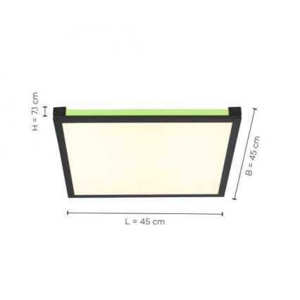Leuchten Direkt 11621-18 - LED RGB dimmelhető mennyezeti lámpa MARIO LED/24W/230V 2700-5000K + távirányító