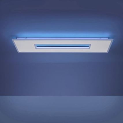 Leuchten Direkt 11646-16 - LED RGB Dimmelhető mennyezeti lámpa RECESS 1xLED/41W/230V + 1xLED/7,5W + távirányító