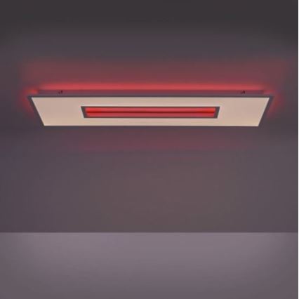 Leuchten Direkt 11646-16 - LED RGB Dimmelhető mennyezeti lámpa RECESS 1xLED/41W/230V + 1xLED/7,5W + távirányító