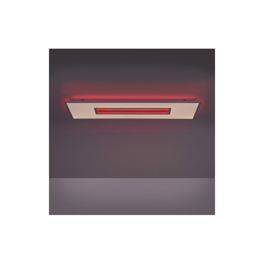 Leuchten Direkt 11646-16 - LED RGB Dimmelhető mennyezeti lámpa RECESS 1xLED/41W/230V + 1xLED/7,5W + távirányító