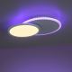 Leuchten Direkt 11662-16 - LED RGB Dimmelhető mennyezeti lámpa ARENDA LED/21W/230V + távirányítás