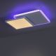 Leuchten Direkt 11663-16 - LED RGB Dimmelhető mennyezeti lámpa ARENDA LED/22W/230V + távirányítás