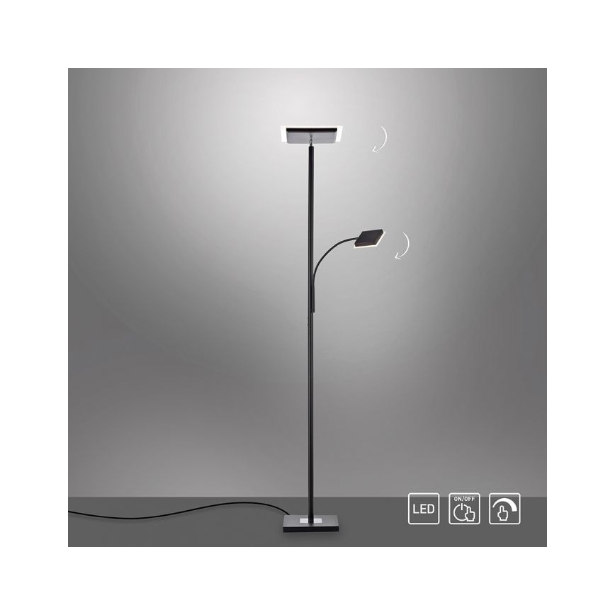 Leuchten Direkt 11710-18 - LED Dimmelhető állólámpa HANS LED/21,5W/230V + LED/4W