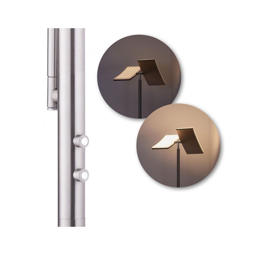 Leuchten Direkt 11725-55 - LED Dimmelhető érintős állólámpa RUBEN 2xLED/11W/230V + LED/4W