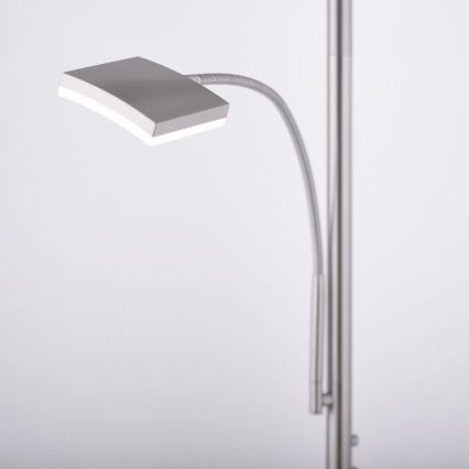 Leuchten Direkt 11725-55 - LED Dimmelhető érintős állólámpa RUBEN 2xLED/11W/230V + LED/4W