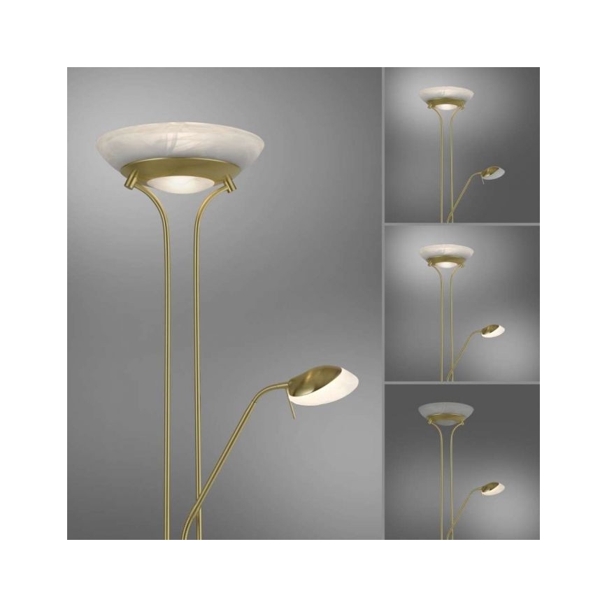 Leuchten Direkt 11730-60 - LED Dimmelhető állólámpa ZAHARA LED/16W/230V + LED/5W