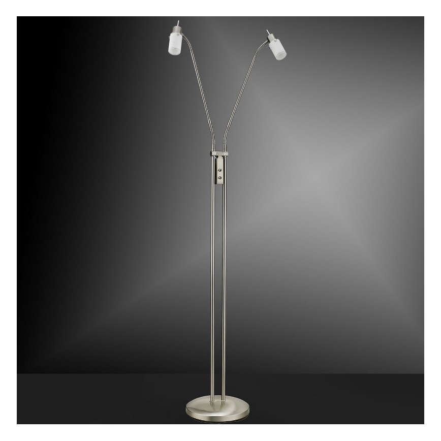 Leuchten Direkt 11937-55 - LED Állólámpa MAX LED 2xGU10/4W/230V