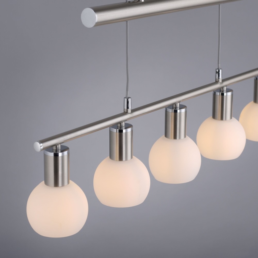 Leuchten Direkt 11939-55 - Csillár zsinóron BENEDIKT 5xE14/40W/230V